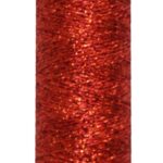 Metallic Stickgarn METALUX Beilauffaden 60 m hellrot (0308)