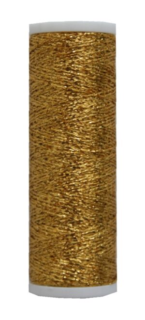 Metallic Stickgarn METALUX Beilauffaden 60 m gold (0312)