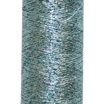 Metallic Stickgarn METALUX Beilauffaden 60 m türkis (0315)