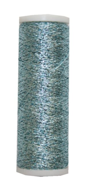 Metallic Stickgarn METALUX Beilauffaden 60 m türkis (0315)