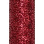 Metallic Stickgarn METALUX Beilauffaden 60 m dunkel rot (0318)