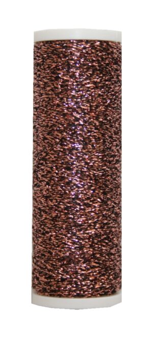 Metallic Stickgarn METALUX Beilauffaden 60 m gold bronze (0338)