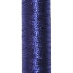 Metallic Stickgarn REXETA Beilauffaden 60m blau (1303)