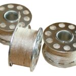 Nähmaschinen Nähgarn 3 x 25 m 75 m Polyester 40/2 beige (1035)