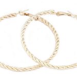 Ohrring Ohrhänger Creole gold 58 mm (0006)