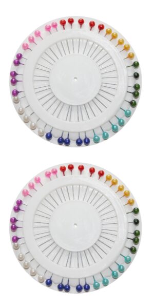 Stecknadelrad Stecknadel Nadel Perlkopf 32mm 2x32 Stück (0971)