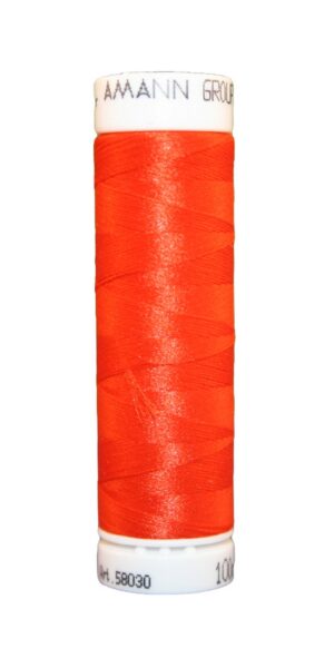 Elastischer Zwirn Polyester ASPOTEX Amann 100m orange nektar (0450)