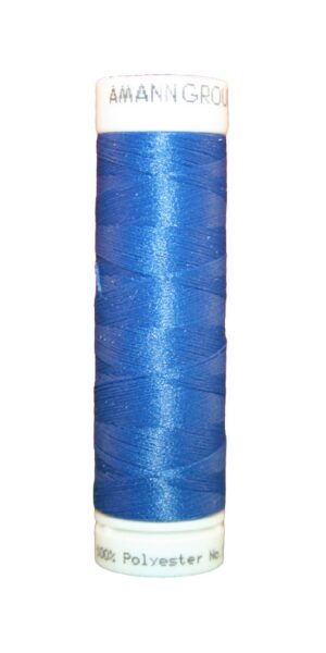 Elastischer Zwirn Polyester ASPOTEX 120 Amann 100m blau (1303)