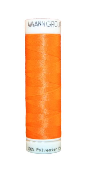 Elastischer Zwirn Polyester ASPOTEX 120 Amann 100m orange (2260)