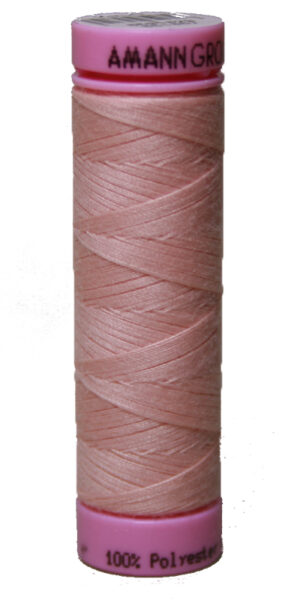 Zwirn 100 % Polyester ASPO 120 Amann apricot haut rosa 100 m (0081)