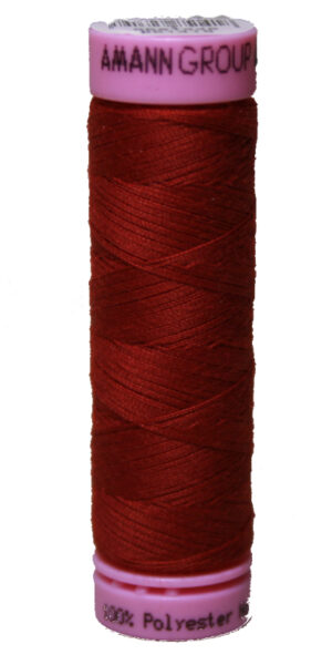 Zwirn 100 % Polyester ASPO PES 120 Amann bordeaux weinrot 100 m (0105)