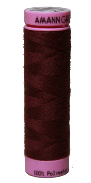 Zwirn 100 % Polyester ASPO PES 120 Amann bordeaux weinrot 100 m (0109)