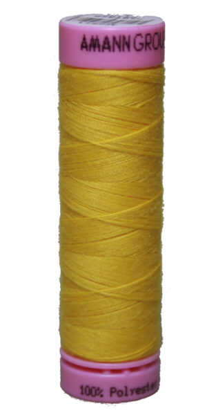 Zwirn 100 % Polyester ASPO PES 120 Amann gelb 100 m (0120)