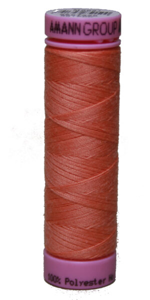 Zwirn 100% Polyester ASPO PES 120 Amann rosa koralle 100m (0135)