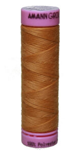 Zwirn 100 % Polyester ASPO PES 120 Amann hellbraun 100 m (0147)