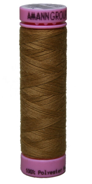 Zwirn 100 % Polyester ASPO PES 120 Amann goldbraun 100 m (0261)