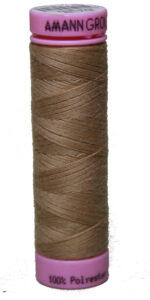 Zwirn 100 % Polyester ASPO PES 120 Amann braun 100 m (0285)