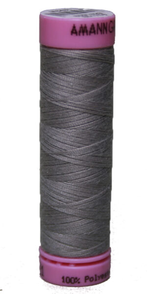 Zwirn 100 % Polyester ASPO PES 120 Amann silbergrau 100 m (0321)