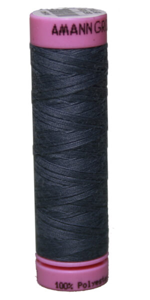 Zwirn 100 % Polyester ASPO PES 120 Amann grau 100 m (0343)