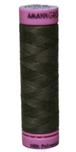 Zwirn 100 % Polyester ASPO PES 120 Amann oliv 100 m (0381)