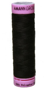 Zwirn 100 % Polyester ASPO PES 120 Amann dunkelbraun 100 m (0431)