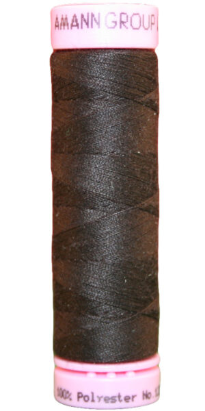 Zwirn 100 % Polyester ASPO PES 120 Amann dunkelbraun 100 m (0432)