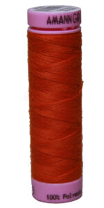Zwirn 100 % Polyester ASPO PES 120 Amann rot 100 m (0450)