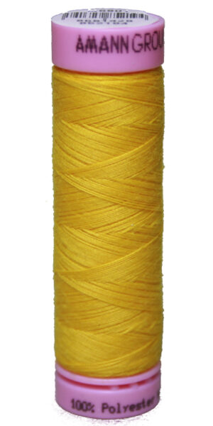 Zwirn 100 % Polyester ASPO PES 120 Amann gelb 100 m (0607)