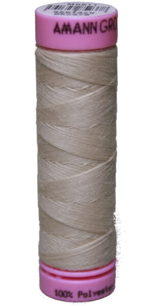 Zwirn 100% Polyester ASPO PES 120 Amann hellbeige ecru 100m (0779)