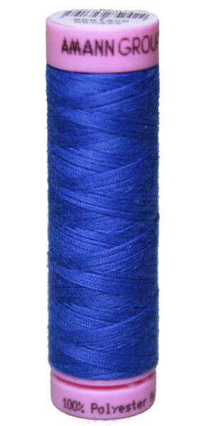 Zwirn 100 % Polyester ASPO PES 120 Amann blau 100 m (0815)