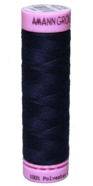 Zwirn 100 % Polyester ASPO PES Amann dunkelmarinen blau 100 m (0827)