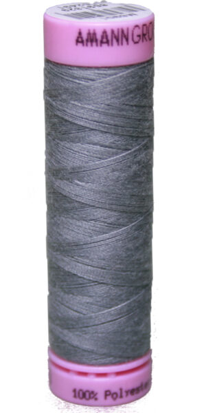 Zwirn 100 % Polyester ASPO PES 120 Amann grau 100 m (0850)
