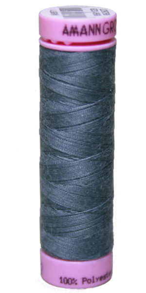 Zwirn 100 % Polyester ASPO PES 120 Amann grau 100 m (0852)