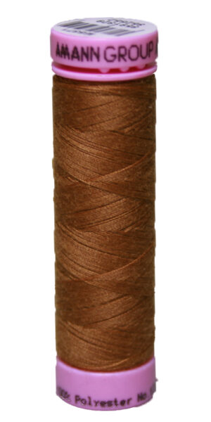 Zwirn 100 % Polyester ASPO PES 120 Amann braun haselnuss 100 m (0899)