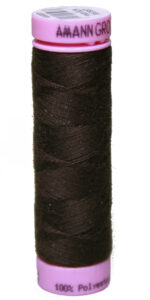 Zwirn 100 % Polyester ASPO PES 120 Amann dunkelbraun 100 m (1048)