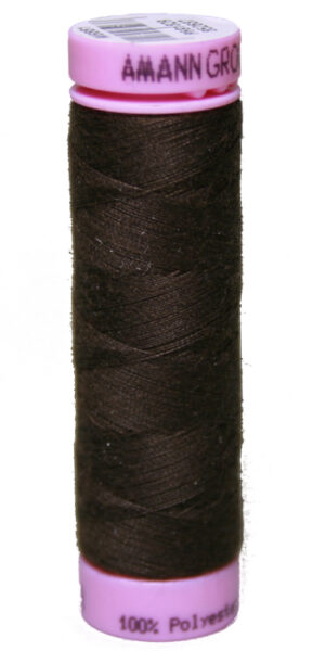 Zwirn 100 % Polyester ASPO PES 120 Amann dunkelbraun 100 m (1048)
