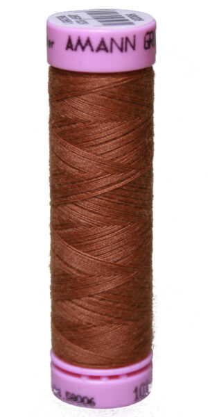 Zwirn 100 % Polyester ASPO PES 120 Amann braun muskatnuss 100 m (1055)