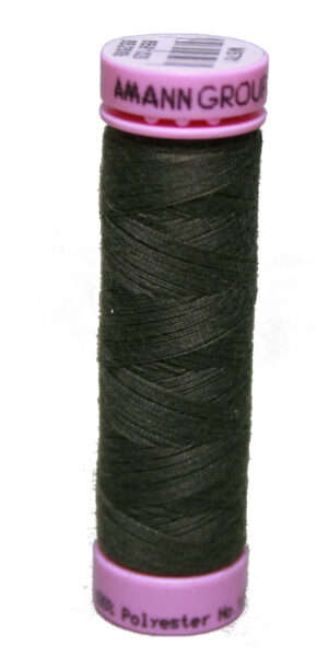 Zwirn 100 % Polyester ASPO PES 120 Amann grün olivengrau 100 m (1162)