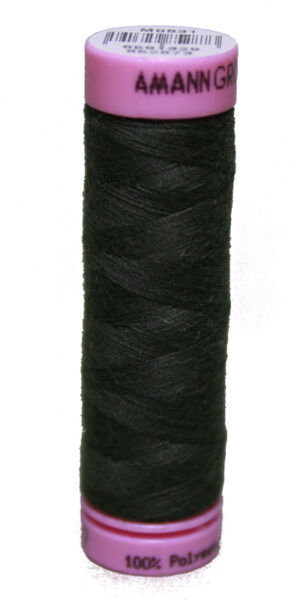 Zwirn 100 % Polyester ASPO PES 120 Amann dunkeloliv 100 m (1177)