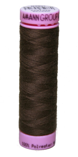 Zwirn 100 % Polyester ASPO PES 120 Amann braun 100 m (1182)