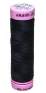 Zwirn 100 % Polyester ASPO PES 120 Amann schwarz 100 m (1284)
