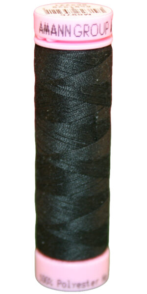 Zwirn 100 % Polyester ASPO PES 120 Amann schwarz 100 m (4000)