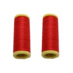 Nähmaschinen Nähgarn 200 m 2 x 100 m Polyester 40/2 rot (0024)