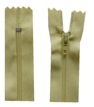 Reißverschluss 20 cm spiralformig nicht trennbar gelb (2008)