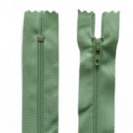 Reißverschluss 20 cm spiralförmig 3 mm nicht trennbar hellgrün (2019)