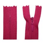 Reißverschluss 25 cm spiralförmig 3 mm nicht trennbar pink (2553)