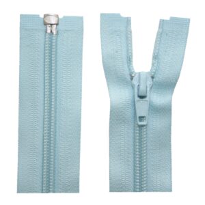 Reißverschluss 30 cm spiralförmig nicht trennbar helllblau (3046)