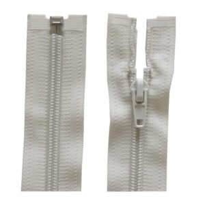 Reißverschluss 50 cm spiralförmig trennbar helllbeige (5045)