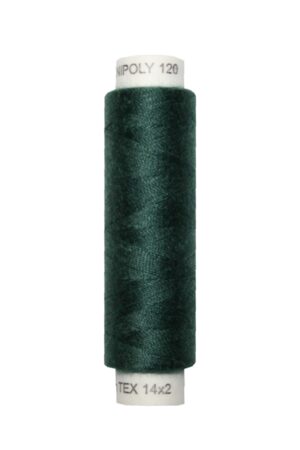 Nähmaschinen Nähgarn 100 m Polyester UNIPOLY 14x2 dunkelgrün (0669)