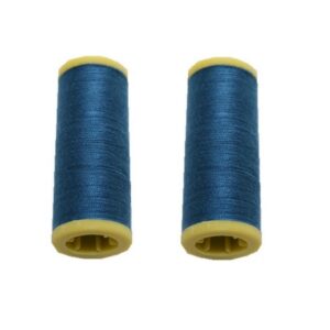 Nähmaschinen Nähgarn 200 m 2 x 100 m Polyester 40/2 blau (0009)